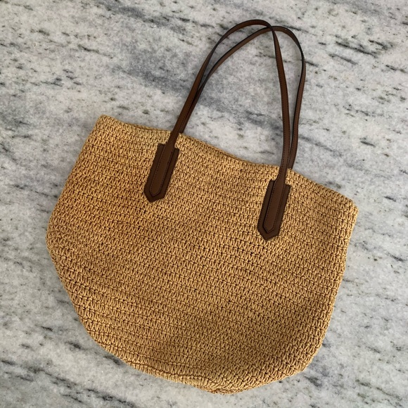 J. Crew Handbags - J Crew Market Straw Tote Bag